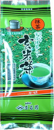 ＼全品2点以上で5％OFFクーポン／抹茶入玄米茶　180g ほんのり甘みのある色鮮やかな玄米茶 日本茶 緑茶