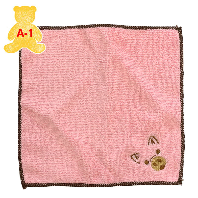 マイクロファイバーミニタオル【3枚1セット】THE ANIMAL DEPT. アニマルデプトハンカチ ハンドタオル 園児 小学生 中学生 折りたたんでポケットに入る！吸水力バツグンのマイクロファイバー！