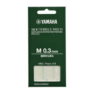 【送料無料】ヤマハマウスピースパッチ　M0.3mm　6枚入り　MPPA3M3　標準的な厚み　マウスピ ...