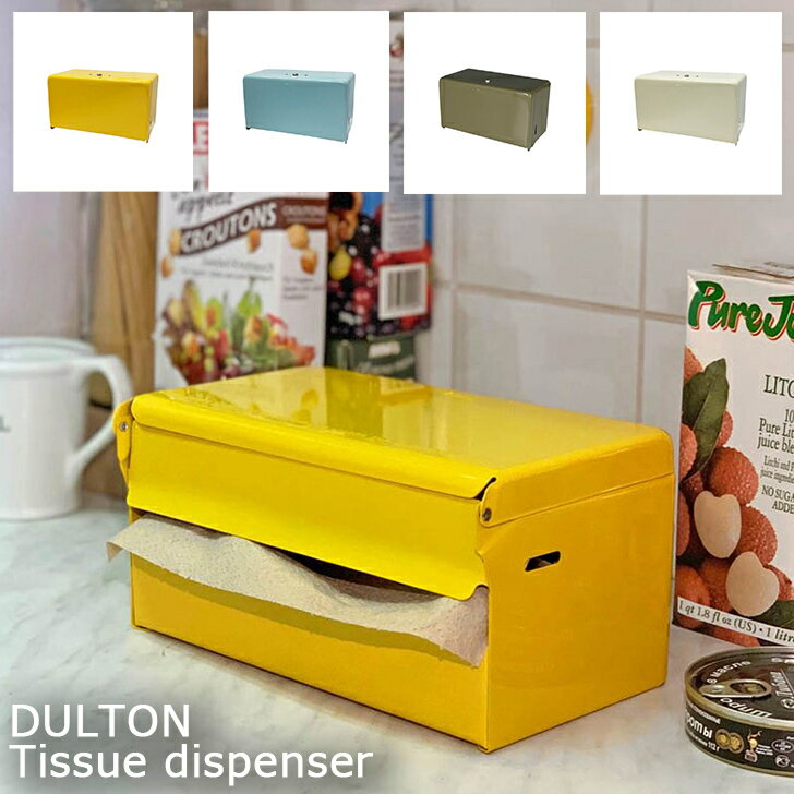 DULTON ダルトン TISSUE DISPENSER ティッシュ ディスペンサー 100-160N ティッシュボックス キッチンペーパー ヴィンテージのサムネイル