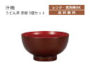 House Hold(ハウスホールド) うどん丼 赤栃 1120ml 5個 セット 電子レンジ対応 食洗機対応 ラーメン どんぶり 食器 プラスチック どんぶり鉢 丼鉢 麺 丼 どんぶり 麺鉢 おしゃれ 丼ぶり ラーメン丼 ラーメン鉢 日本製 和食器 キッチン用品・食器・調理器具 和風 和柄