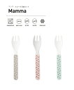 TAKENAKA（竹中） Mamma マンマ フォーク 14cm 3本 セット【送料無料】【メール便対応】【食洗機対応】【カトラリー おしゃれ かわいい】【スプーン 子供 幼稚園 プラスチック】【子ども用食器】【軽量 食器】【冷凍保存可能】【BPAフリー】【LEADフリー】【日本製】