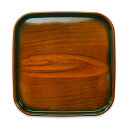 【在庫限り】 TATSU-CRAFT(タツクラフト) 木目塗り お盆 チーク トレー 27cm 角 すべり止め付 メール便対応 トレー トレイ 盆 おしゃれ ノンスリップ すべり止め ノンスリップトレー ノンスリップトレイ 木目 木目調 杢目塗り 角盆 和盆 日本製 すべり止め加工 国産