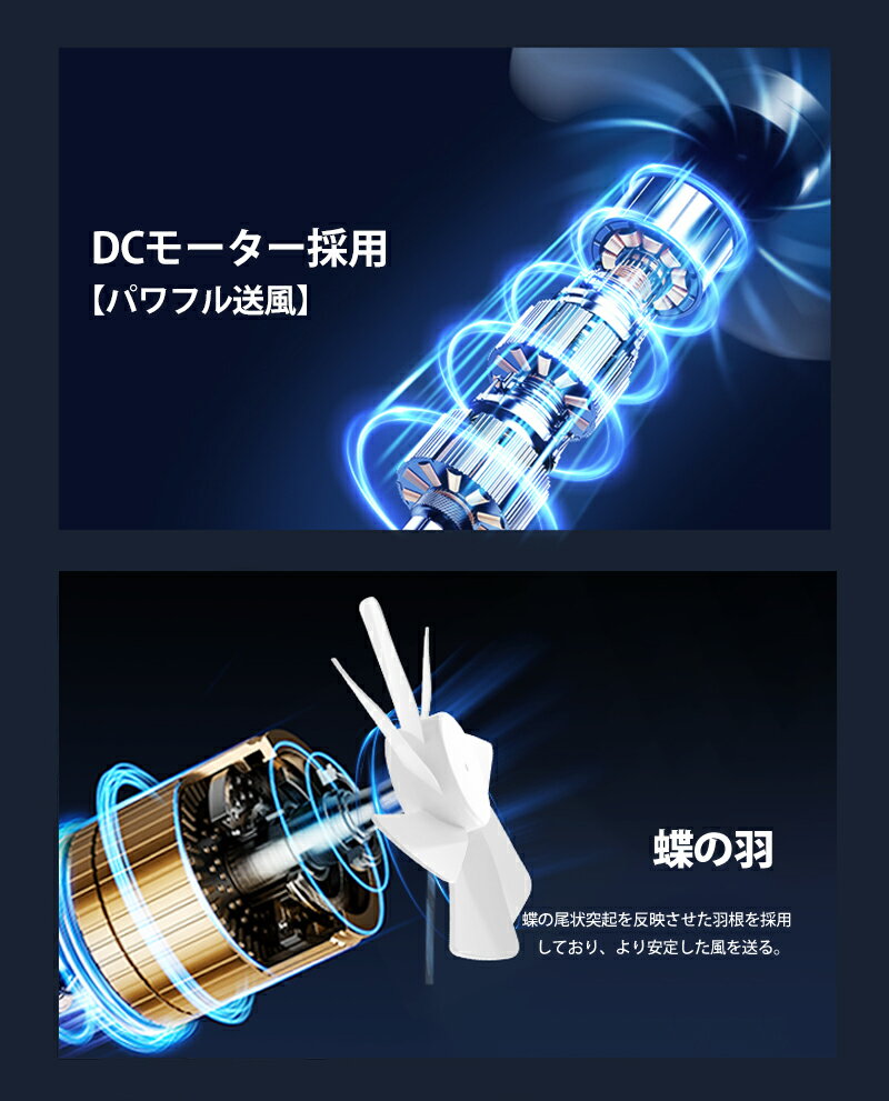 【マラソン期間10%OFFクーポン＆P5倍UP】キャンプ 扇風機 壁掛け 3WAY 卓上 扇風機 アウトドア 吊り下げ リモコン タイマー 三脚スタンド付き コードレス 首振り DCモーター 静か 風量調節可能 リズム風 強力 充電 小型 静音 アウトドア リビング 車中 卓上