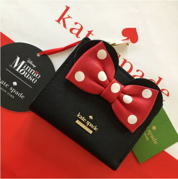 ケイトスペード&ミニーマウス コラボ アデリン kate spade new york for minnie mouse adalyn 財布 パスケース PWRU6357