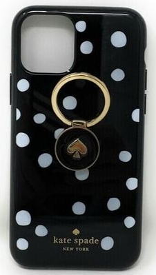 ケイトスペード　Kate spade　アイフォン ケース Ring Stand Polka Dots Resin iPhone Case 11pro　WIRU1379 【即発送】