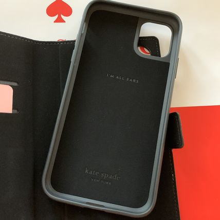 ケイトスペード　Kate spade　手帳型 アイフォンケース iphone11pro　手帳型と単品使用可！2way バイカラーiPhone11　PRO ブラック／ベージュ Phone 11 PRO　8aru6555　★　【箱色あせ・特価】