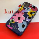 ケイトスペード kate spade iPhone11pro アイフォン ケース ワイルドフラワー ネイビー 紺 wiru1306【日本在庫・即発送】