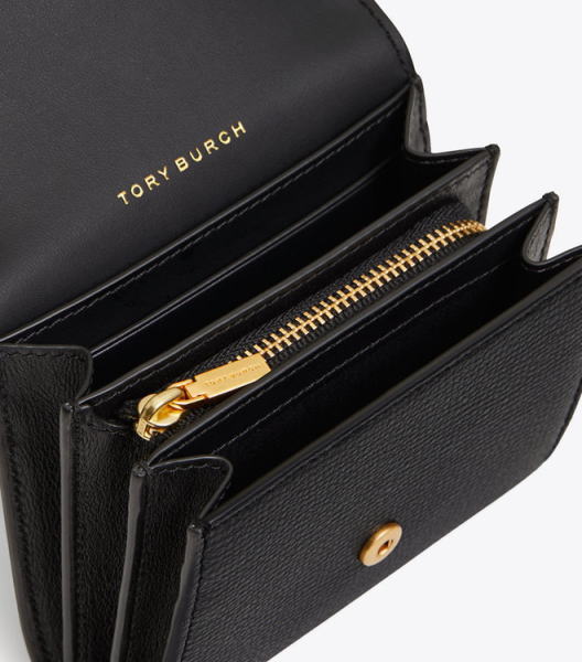 【日本在庫・即発送】トリーバーチ　Tory Burch レディース 財布　ミニ財布 小さい財布　黒　ブラック　53330