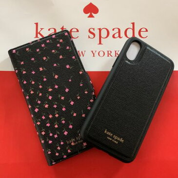 ケイトスペード　Kate spade　iPhoneケースiphoneXsMAX 　手帳型 アイフォンケース 手帳型 アイフォンケース 手帳型と単品使用可 2way ピンクの小花 8ARU6451【日本在庫・即発送】