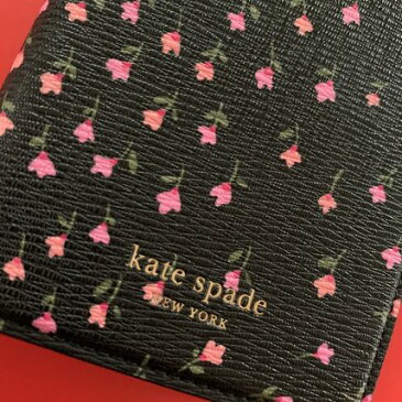 ケイトスペード　Kate spade　iPhoneケースiphoneXsMAX 　手帳型 アイフォンケース 手帳型 アイフォンケース 手帳型と単品使用可 2way ピンクの小花 8ARU6451【日本在庫・即発送】