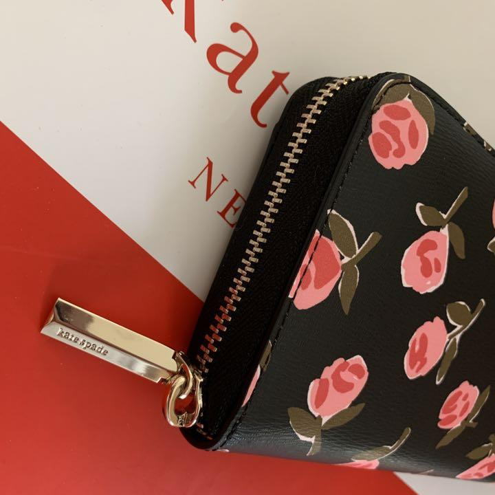 KATE SPADE ケイトスペード 長財布 スペンサー ディッツィー ローズ ジップ アラウンド コンチネンタル ウォレット 花柄　バラ　K5696