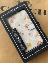 コーチ COACH アウトレット レディース 小物 スマホケース　iPhone 13 pro CB469 CAH　(チョークマルチ) 花柄 シグネチャー