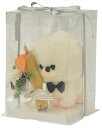 シャボンフラワー ソープフラワー ぬいぐるみ ふわもこ わんこ ぬいぐるみ付き ホワイト 【sh-035】 花 ギフト お見舞い 御挨拶 記念品 贈答品 贈り物...