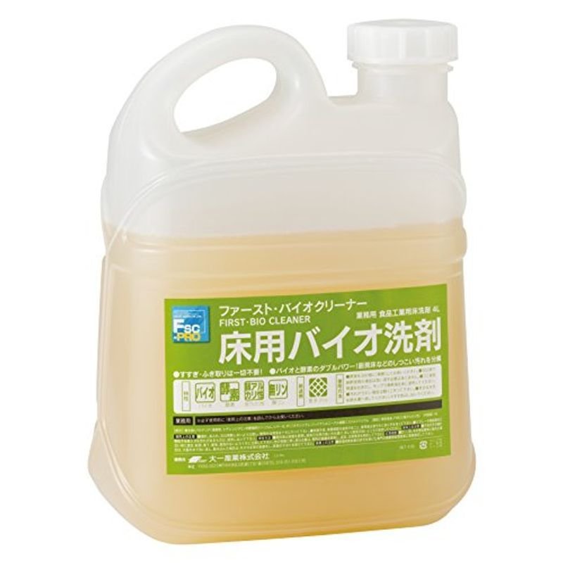 大一産業 ファースト バイオクリーナー 床用バイオ洗剤 4L