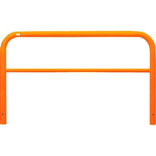 【メーカー直送：代引不可】サンポール sanpole アーチ 固定式 車止めポール 直径60.5mm W1500×H650 黄..