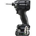 HiKOKI(ハイコーキ) 10.8V インパクトドライバ WH12DCA(2LSB) ストロングブラック ※ビット別売※バッテリー2個・充電器・ケース付 【電...