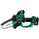 (数量限定 バッテリー+1個(BSL1240M)プレゼント)HiKOKI(ハイコーキ)10.8V コードレスミニチェンソー CS1210DD(BS) ※バッテリ...