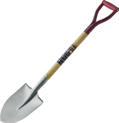 TRUSCO　木柄ミニショベル　丸形　全長815mm MS815R [327-2729] 【ショベル・ツルハシ】[MS-815R]