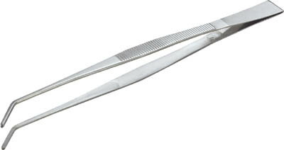 TRUSCO　ステンレス製ピンセット300先曲 TSP40 [270-9139] 【電子機器メンテナンス工具】[TSP-40]