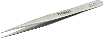 TRUSCO　耐酸耐磁ピンセット　120mm　強力超極細型 1SA  