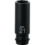 【ソケットレンチが割引価格】KTC　12．7sq．インパクトレンチ用ソケット（ディープ薄肉）　21mm BP4L21TP [307-9635] 【インパクト用ソケットレンチ】[BP4L-21TP]