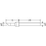 【はんだごて用こて先が割引特価】グット　替こて先3C型CS−21／31用 CS2030RT3C [364-2143] 【ハンダゴテ】[CS-20/30…
