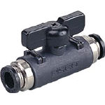 【空圧工具・エアー工具が目玉価格】ピスコ　ボールバルブ　60シリーズ　ユニオン BVU601010 [360-1897..
