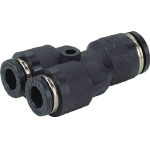 【空圧エアー用チューブ継手が格安特価】ピスコ　チューブフィッティング　違径ユニオンワイ PW106 [378-2565] 【チューブ継手】[PW10-6]