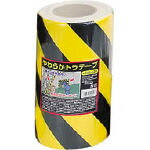 カーボーイ　やわらかトラテープ　240mm×3m YT04 [417-4453] 【安全表示テープ】[YT-04]