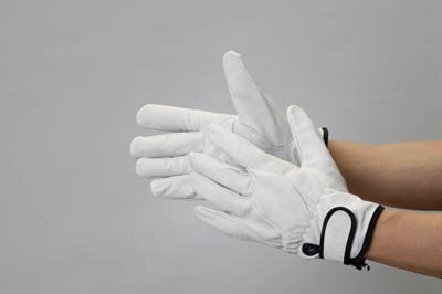 TRUSCO　トラスコ中山　豚革裏地付マジック止手袋　LLサイズ　TYK-717-LL [TYK717LL] [374-7565] 【手袋/作業手袋】