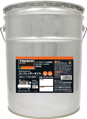TRUSCO　コンプレッサーオイル18L TOCON18 [390-9859] 【潤滑油】[TO-CO-N18]