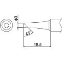 【はんだごて用こて先がお買い得価格】白光 こて先 3C型 T19C3 409-6401 【はんだこて】 T19-C3