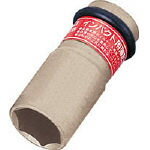 【ソケットレンチが激安特価】TONE　インパクト用薄形ホイルナットソケット　19mm 4A19N [239-6351] 【..