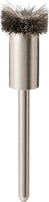 TRUSCO　フラワー型ブラシ　ステンレス線径0．1X外径12X筒径8X軸径3 123F4 [415-2433] 【軸付ブラシ】[..