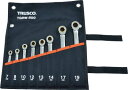 【コンビネーションスパナ/コンビネーションレンチがお買い得価格】TRUSCO ラチェットコンビネーションレンチセット(スタンダード)8本組 TGRW800 [4...