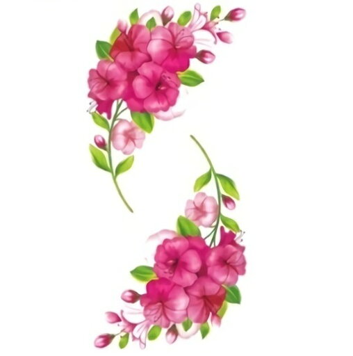 tuzuru タトゥーシール ステッカー ボディペイント 花 tatoo 防水 9×19cm 3枚セット おまけ付 送料無料 ポスト投函 B4 tuzuru タトゥーシール ステッカー ボディペイント 花 tatoo 防水 9×19cm 3枚セット おまけ付 送料無料 ポスト投函 B4