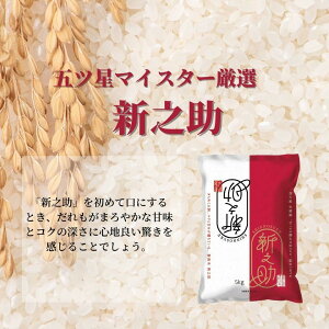 新之助　10kg（5kg×2）　送料無料　新潟県産新之助　10kg　送料無料　令和5年産　米　お米　白米　【特A/一等米】ブランド米　新潟から産直販売　お祝い　ギフト【安心安全米】高級米　母の日　父の日