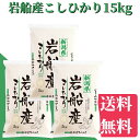 米 15kg 送料無料 岩船産こしひかり 15kg(5kg×3)送料無料 米/お米 15kg 米/こめ/ギフト/プレゼント 贈り物 新潟 産直 こしひかり 特...