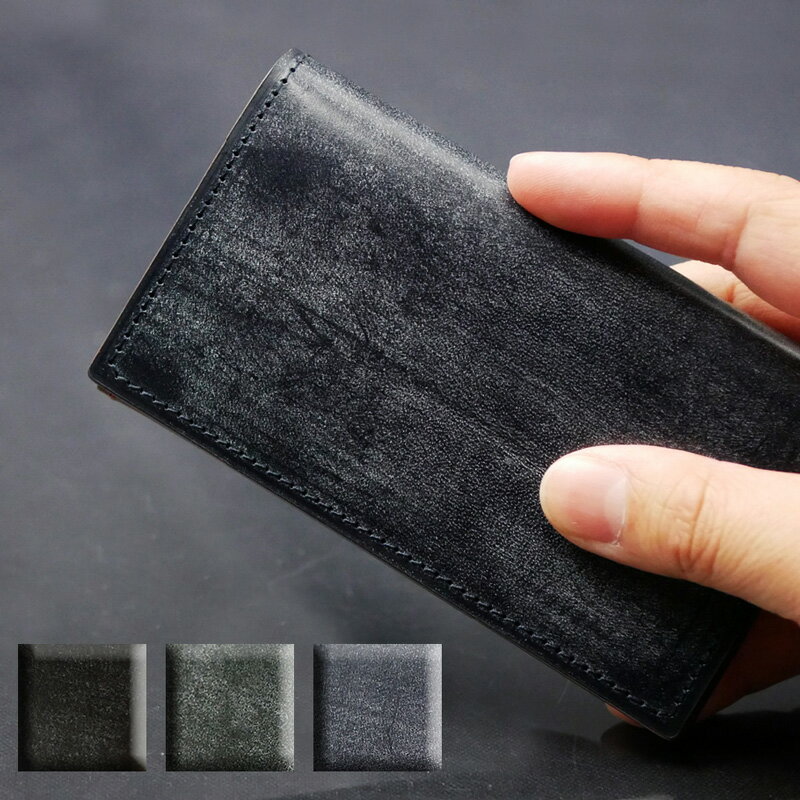 ［LEZALI］名刺入れ カードケーズ ブライドルレザー メンズ 高級 薄い シンプル 大人 SB503 レザリ 新..