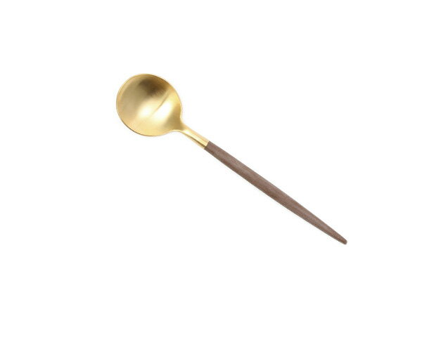国内正規代理店 クチポール ゴア ブラウンマットゴールド コーヒー/ティースプーン Cutipol GOA [ネコポス対応可(18点まで)] 【Cutipol ゴア ブラッシュド マット】【クチポール Cutipol】【食器 カトラリー】