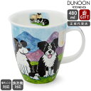 ダヌーン マグ NEVIS 高原で一休み コリー HIGHLAND ANIMALS COLLIE Dunoon Mug 