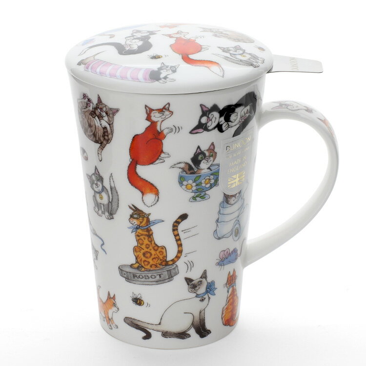 ダヌーン マグ SHETLAND SET 猫の合唱（蓋付き） CATASTROPHE Dunoon Mug 