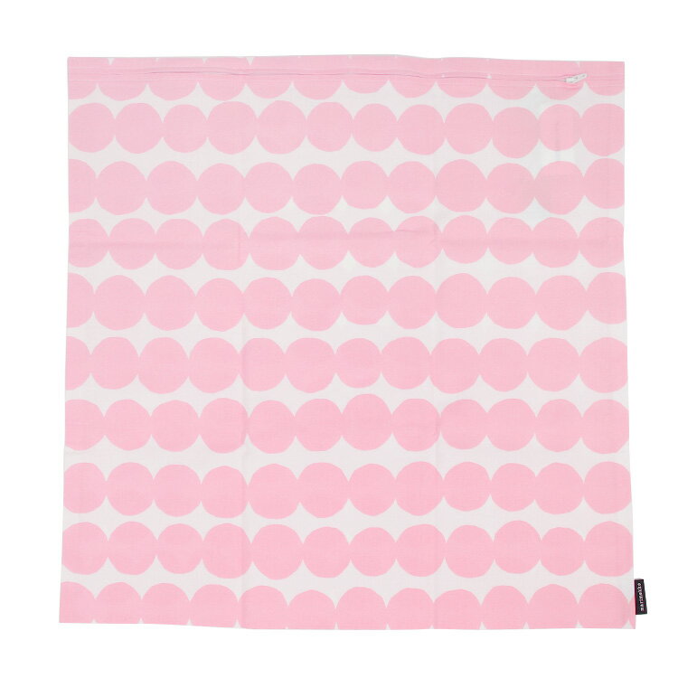 マリメッコ ラシィマット クッションカバー 50×50cm ホワイト/ピンク marimekko RASYMATTO [ネコポス対応可(2枚まで)] 【北欧 インテリア ギフト】