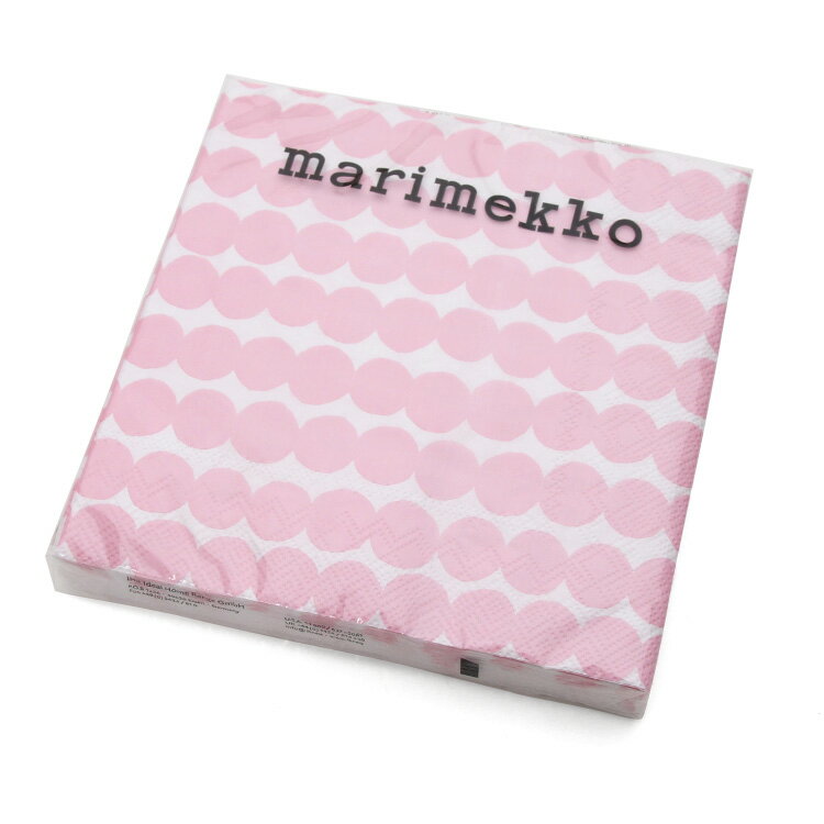 マリメッコ ペーパーナプキン ラシィマット ホワイトローズ 33x33cm 20枚入り marimekko RASYMATTO 【紙ナプキン ギフト 結婚祝い プレゼント 贈り物】