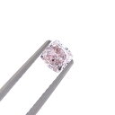 【0.720ct】 FANCY LIGHT ORANGY PINK SI-2 RADIANT CUT 天然ダイヤモンド ルース