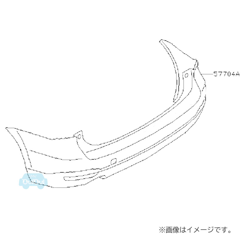 57703SG012##【スバル純正】【福山通運配送】リヤバンパー SJGフォレスター E型【SUBARU純正部品】純正パーツ 純正部品
