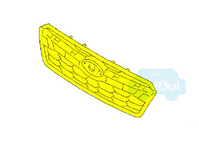 91122FL100【スバル純正】フロントグリルベース ※エンブレム・モールディング・ウィングレット等は付属しません【SUBARU純正部品】XV/インプレッサスポーツ G4(GT3/GT7)
