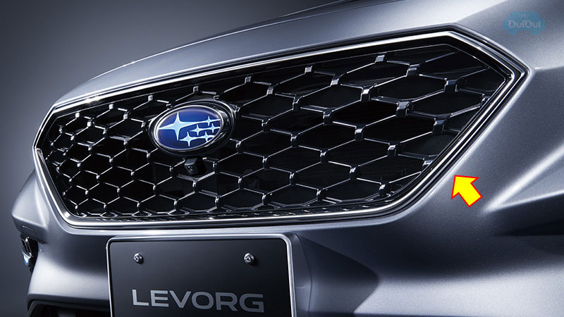 J1017VC210【スバル純正】フロントグリル LEDエンブレム クリスタルブラックシリカ塗装 レヴォーグ(VN)..