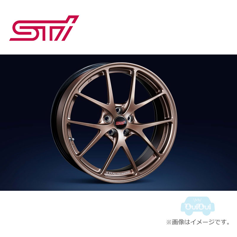 ST28100ZM010【スバル純正】STIパフォーマンスホイール BBS 18インチ 7.5J（マットブロンズ）※1本販売【SUBARU純正部品】純正パーツ 純正部品